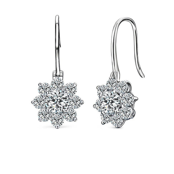 Aurora Symphony Moissanite Earrings