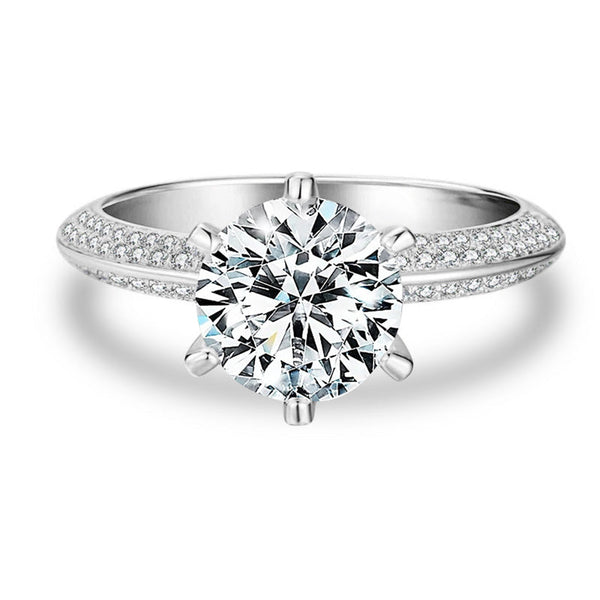 Passionate Bond Moissanite Engagement Ring