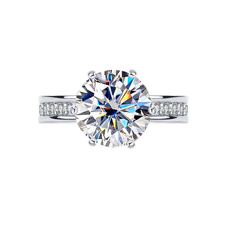 Love's Embrace Moissanite rings