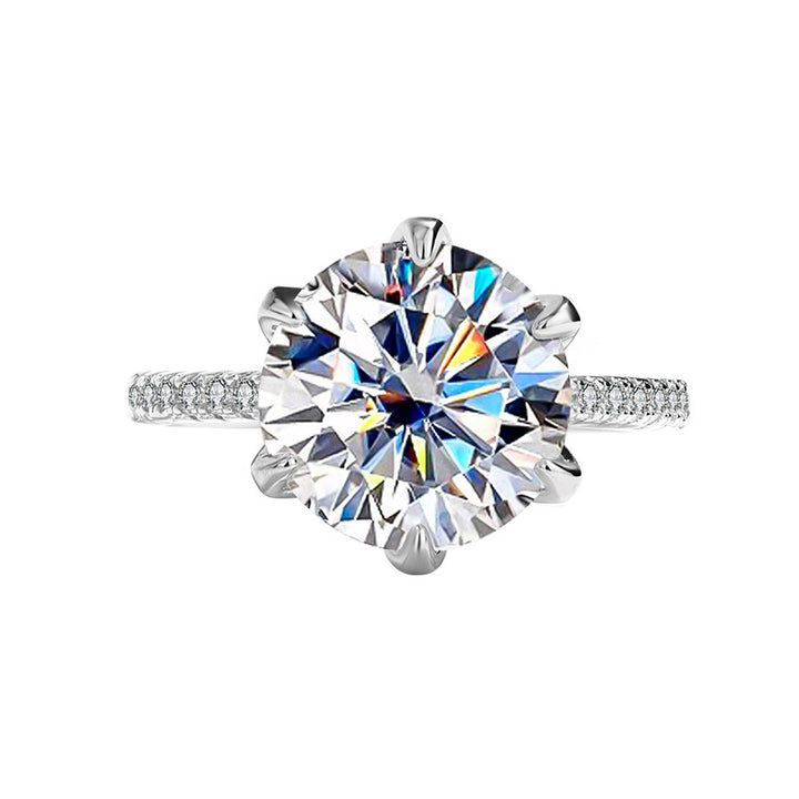 Love's Embrace Moissanite rings