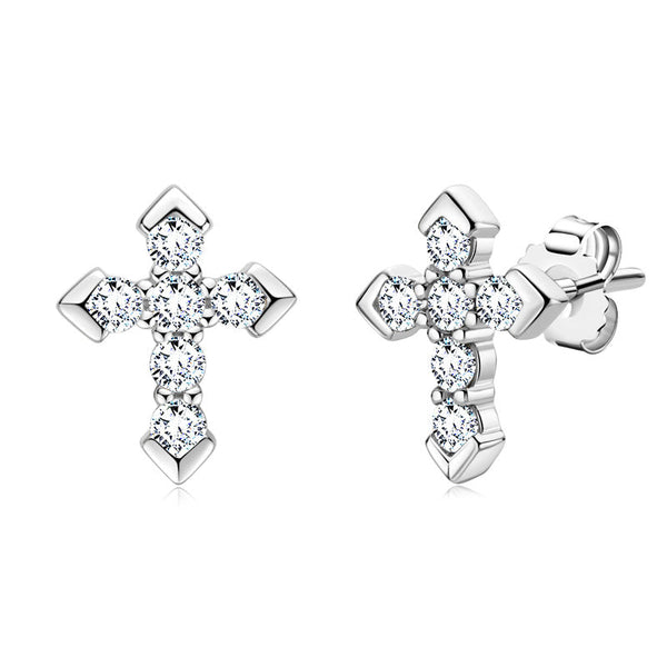 Stardust Charm Moissanite Earrings