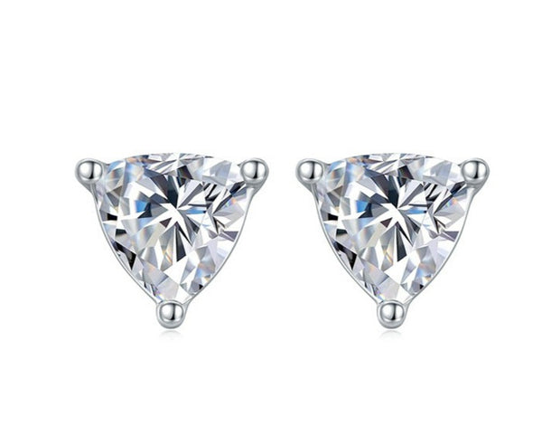 Celestial Aura Moissanite Earrings